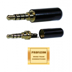 PROFICON 35M4PMMG επίχρυσο 4p φις 3,5mm